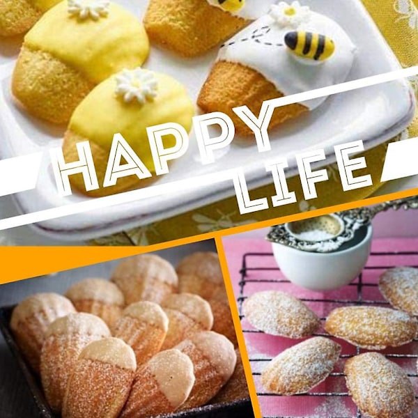 Vihreä Madeleine-leipäkakkuvuoka 12 kuorta | Kakkuvuoka