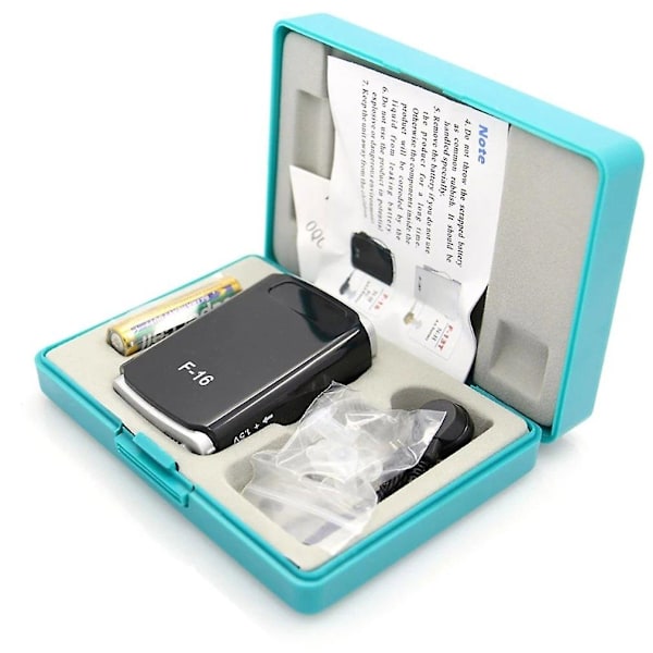 F-16 Hearing Aids Sound Amplifier Pocket Wired Box Protable Mini Ear Stand Amplifier Receiver Hearing Aid For The Elderly