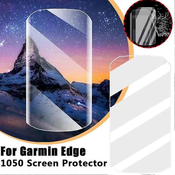 Silikonskyddsfodral & skyddsfilm för Garmin Edge 1050, fallskydd Blue