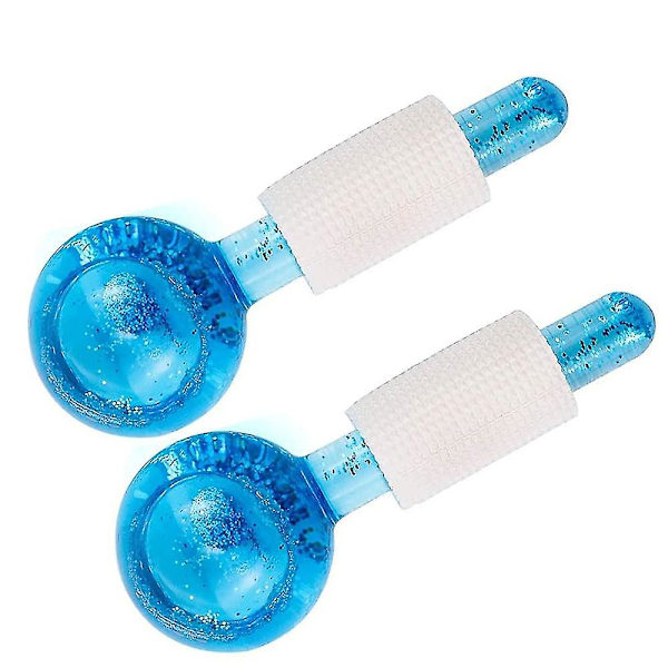 2 st Is Terapi Boll Ansiktsroller Kompatibel Med Kalla Ansiktsmassage Rollerbollar