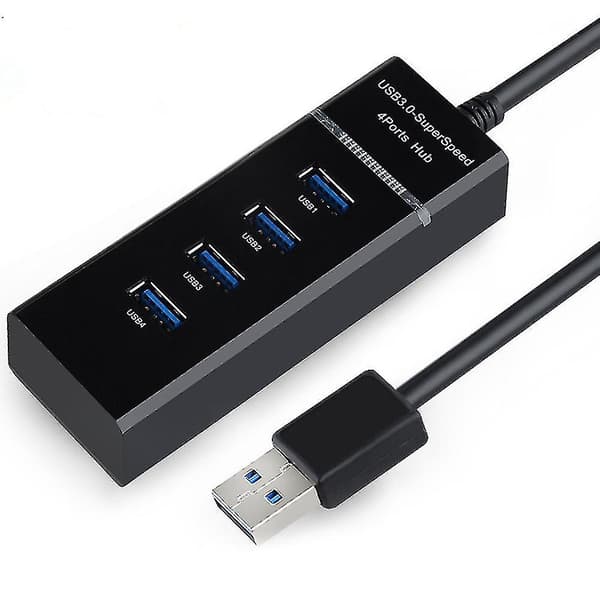 USB-hub, Atolla 4-port USB 3.0-hub med 4 USB 3.0-datporte, elegant udseende