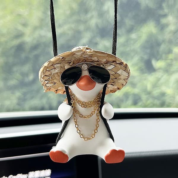 Dww-Swing Duck bilvedhæng spejlvedhæng (cool stil))