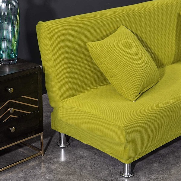 Sofaovertrekk uten armlener, stretch overtrekk for sovesofa
