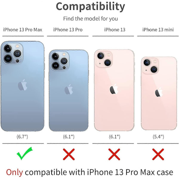 Designad för iPhone 13 Pro Max Skal med Kameraskydd, Lyxigt Hjärtformad Pläterat Telefonskal, Mjuk TPU-stötfångare med Små Hjärtmönster, Airbag Stötdämpning