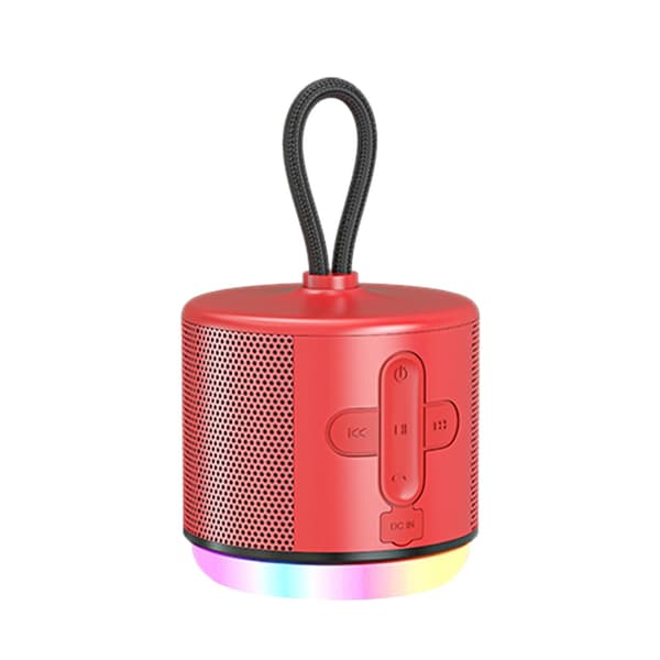 Bluetooth-högtalare, bärbar Bluetooth-högtalare, 7 timmars speltid, 66 fot Bluetooth-räckvidd, förbättrad basmikrofon