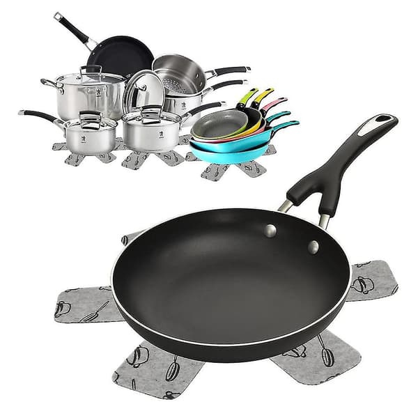 9-delars set Pannskydd 3 olika storlekar Stapelbart pannskydd