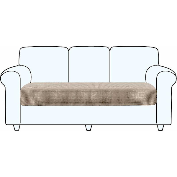 Høj kvalitet strækbar sofa sædebetræk, pudebeskytter, vaskbart sofasæde (150-170cm)