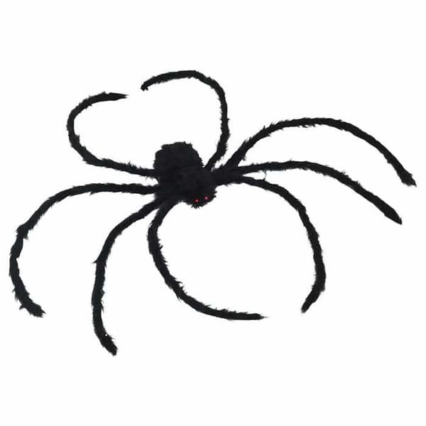 Halloween Edderkoppekoration - vidaXL - 4 stk. - Sort og hvid - Polyester - 150 cm - 480x460 cm
