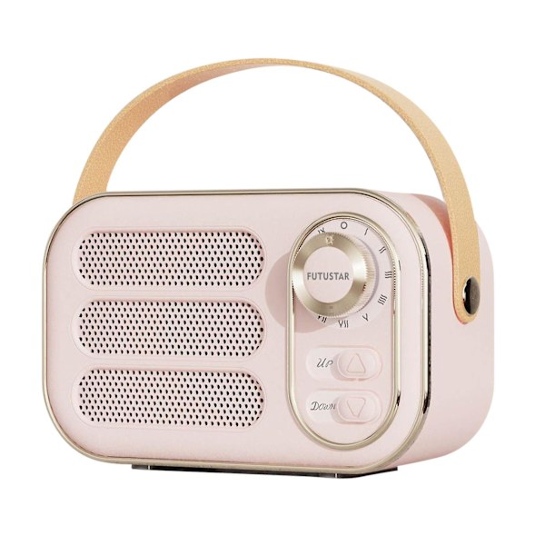 Bluetooth-kaiuttimet Kannettava langaton Monitoiminen Mini Kannettava FM-radio Bluetooth-kaiutin USB TF AUX Sisä- ja ulkotilojen Retro-muotoilu Langaton kaiutin