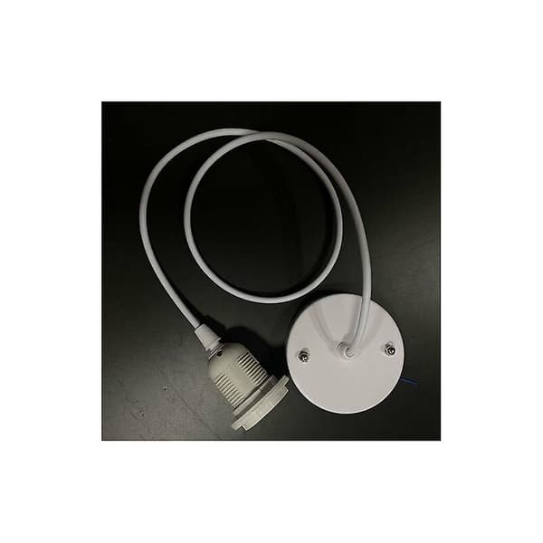 DIY sekslags lotuslampe E27 lampehode plastlampe egnet