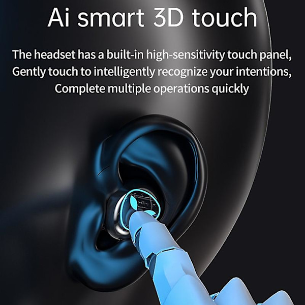 Tws Bluetooth 5.3 -kuulokkeet, kosketusohjaus, minikoko, nappikuulokkeet, langattomat kuulokkeet, melunvaimennus, stereokuulokkeet, urheilukuulokkeet, handsfree-kuulokkeet, latauskotelolla