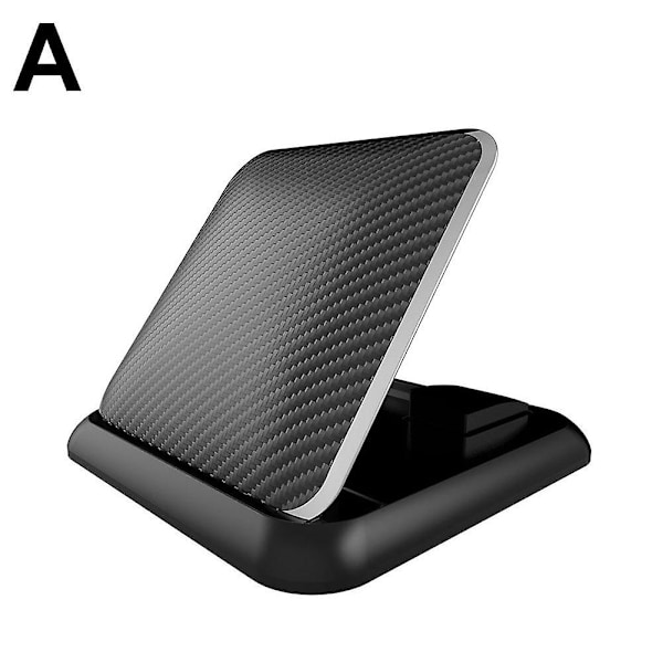 Solskjerm Bil Dashbord Telefon GPS Holdere Fester Sklisikker Matte Puta Stativ Universal（Svart sølv）