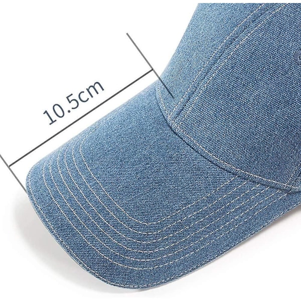 Snabb shopping Reflekterande Hög Synlighet Baseball Cap - Extra Lång Bill Sandwich Löparhatt（3.14\" Lång Bill，Blå）