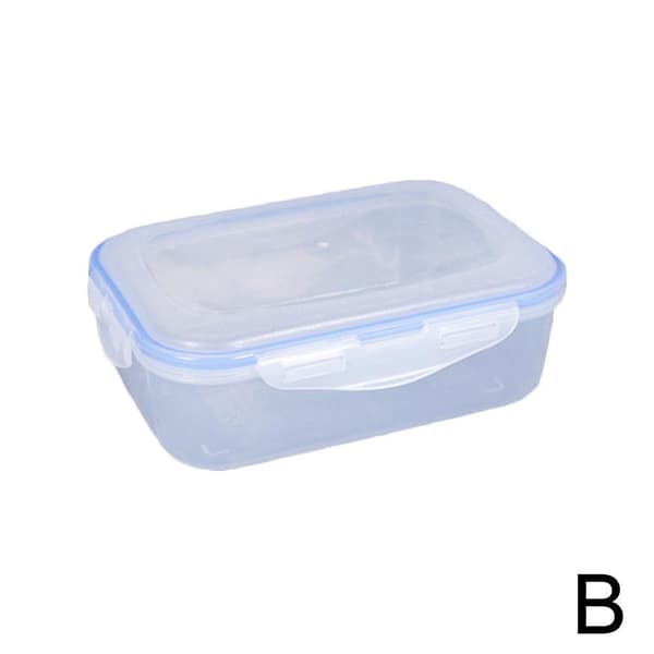 Plastbehållare för mat med lock, mikrovågsugn (300 ml)