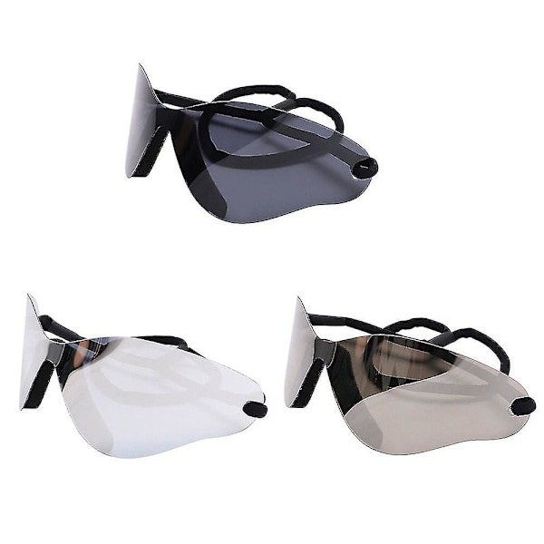 Oversized Punk Rimless Solbriller Kvinder Mænd Y2k Sports Solbriller Til Damer 2022 Fashion Goggle Shades Briller（Sølv）