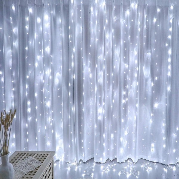 Fairy Lights 50m 400led lågspänning vattentät utomhuslampa, julbar bröllopsdekoration, vit