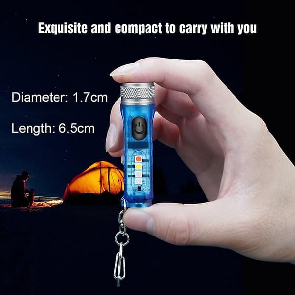Mini taskulamppu Ulko taskulamppu Led Kannettava taskulamppu Led taskulamppu Vaellus taskulamppu Taskulamppu Usb Ladattava Kotitalous taskulamppu Leirintä