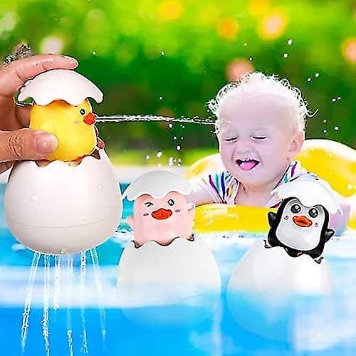 Badelegetøj Sprayable Badelegetøj Baby Badelegetøj And Vandlegetøj Bad Vand Flydende Sprøjtende Legetøj Udklækning Æg Legetøj