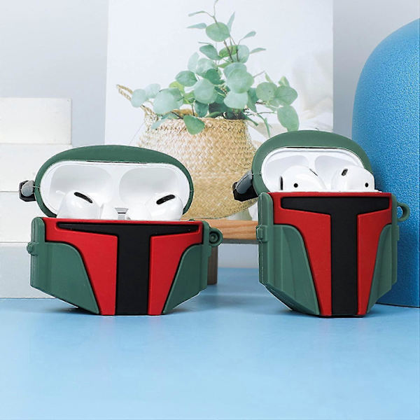 AirPod 2/1 Fodral med Karaktärsdesign, Silikonskydd för AirPods, Söta Roliga Cartoon 3D Kawaii Kul Mjuk Designer Unik Snygg för Flickor