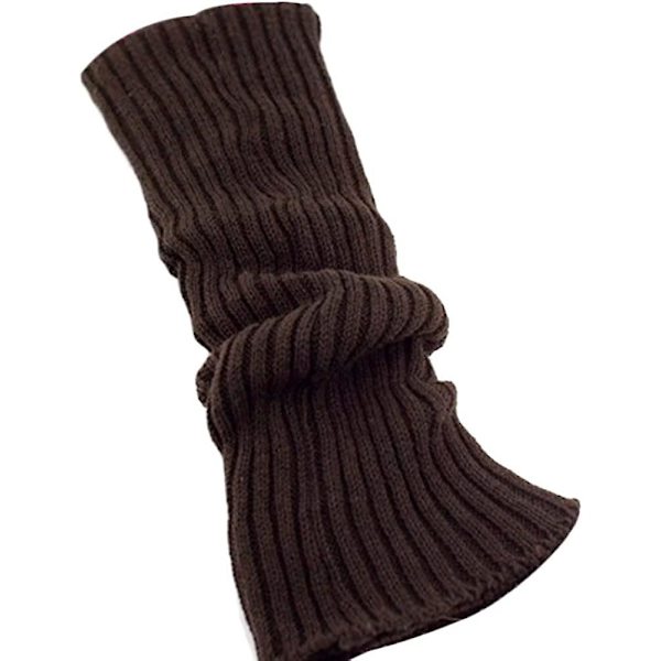Damvärmare Boot Cuffs Varmer Stickade Benvärmare Enfärgade Vinterklack Ben Heilwiy Present