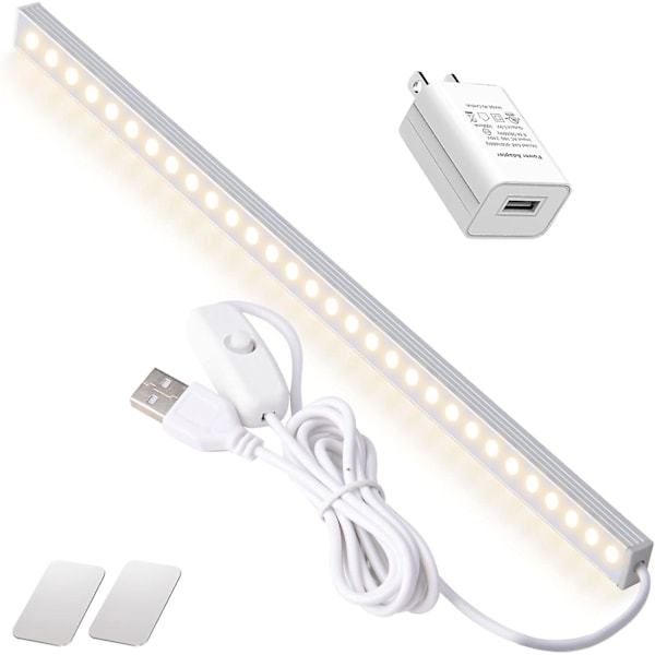 Led-belysning under skåp - Usb-driven - Garderobsbelysning