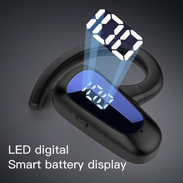 Bluetooth-headset, luftledning, ørekrok, headset, lang standby, forretningsøretelefon, støydemping, Bluetooth-hodetelefon, løpehode