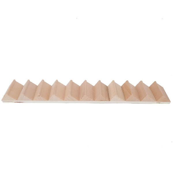 1:12 Miniatyr Trätrappa DIY Steg Trapp Hantverk Dekorativa Dockhus Tillbehör Trappor utan Ledstång