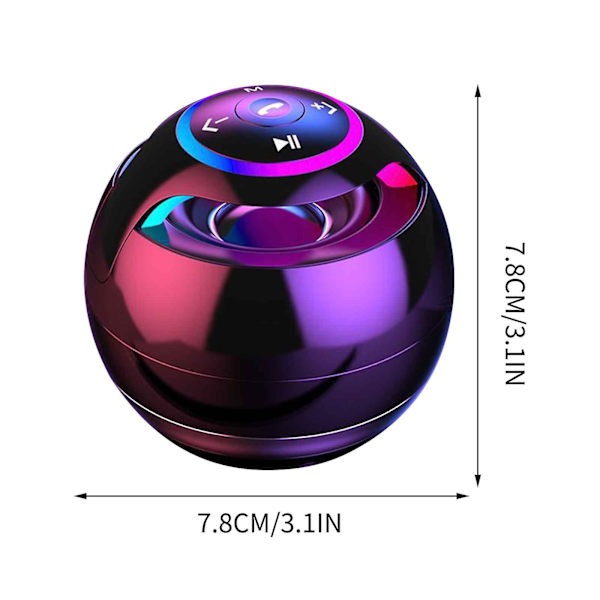 Intelligent Bluetooth-højttaler Bluetooth-højttaler Høj lydkvalitet Stor volumen Bas-højttaler (sort)