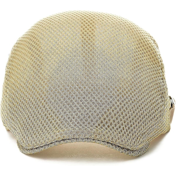 Herre pustende mesh sommerhatt justerbar avisgutt beret Ivy Cap Flat Cap