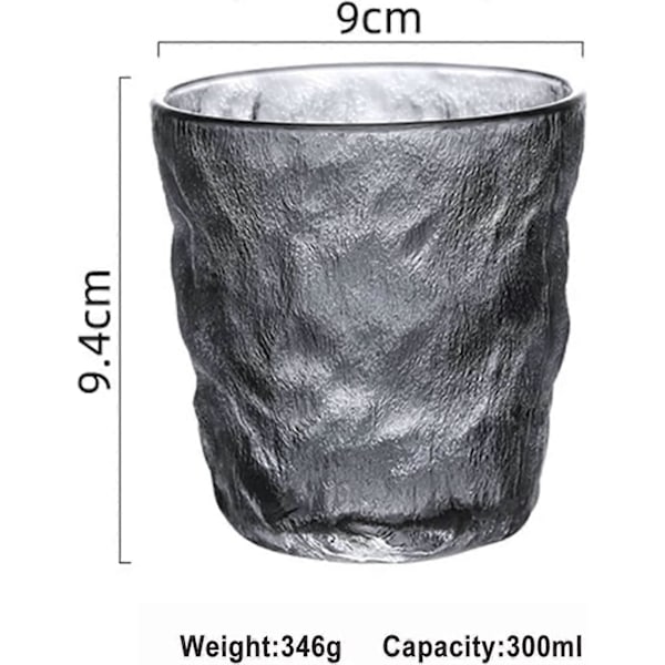 Ins Wind Glacier Glasvattenkopp Frostad Enkel Mjölk Glas Öl Glas Juice Glas Kaffe Kopp (Kort)