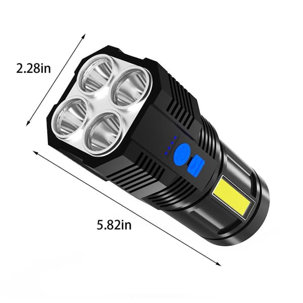 Taskulamppu LED-taskulamppu ladattava LED-taskulamppu（D）