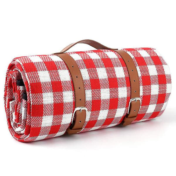 Picnic tæppe vandtæt foldbar udendørs camping tæpper（200x200cm）
