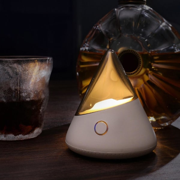 Bærbar, stilig og fargerik nattlampe, personlig skrivebordslampe for nattbord til hjem, studierom (blå)