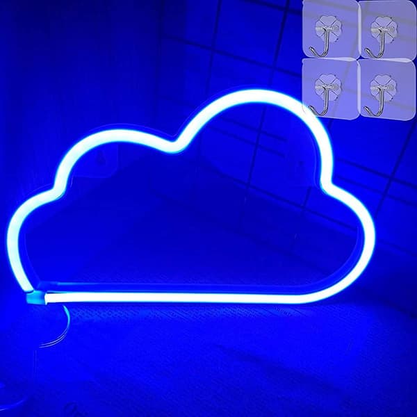 Neon Cloud Light Led Neon Lights For Bedroom Usb/battery Powered Cloud Light Led