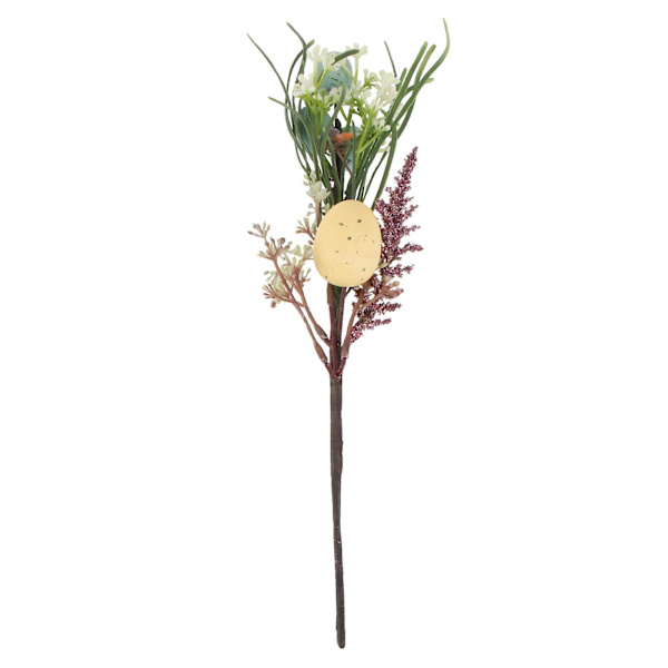 1 st konstgjord växt prydnad konstgjord växt dekor kreativ falsk blad dekor（35CM，Assorterad färg）