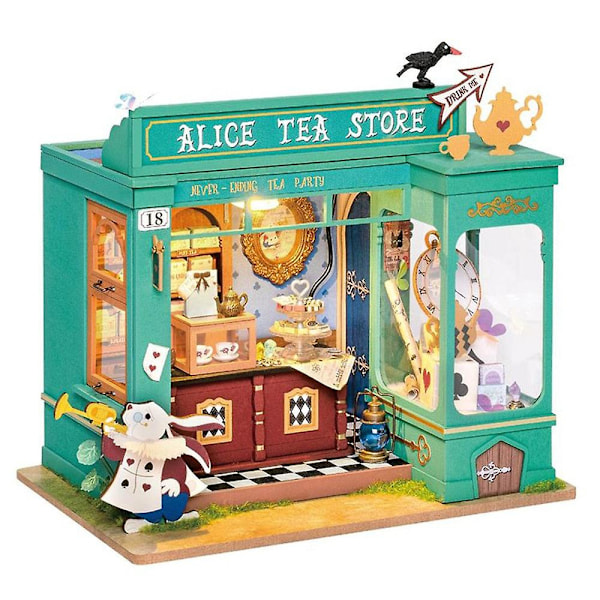 Robotime Rolife Trädockhus DIY Mystic Archives Serie STEM Leksak Miniatyrdockhus för Flickor för Presenter för Dropshipping（Dg157）