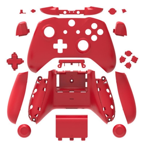 Komplett case , ersättningsdelar för Xbox One Trådlös kontrollhandtag Hampa Ytskyddsskal