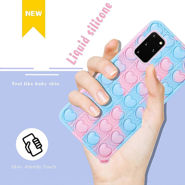 Trendig och rolig Samsung Galaxy S20 Plus S20+ skal, silikon tecknad rolig söt cool fidget unik designer rolig skyddande skal för pojkar flickor kvinnor M