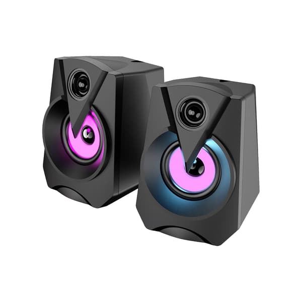 Udsalg Lysende Led Desktop Computer Audio Mini Laptop Parret Højttaler Multimedie Audio