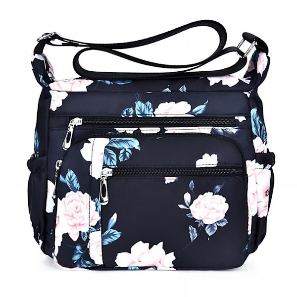 Handväskor och axelväskor för kvinnor Crossbody Bag Messenger Bags stor kapacitet messenger bag Floral-d