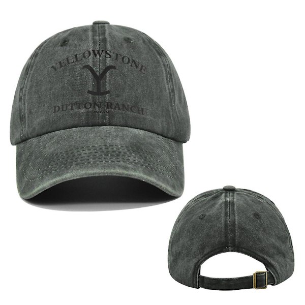 Europeisk og amerikansk graffititrykk Baseball Cap Yellowstone Yellowstone Silketrykk Cap Laget av gammel buet bremhatt Solskjerm