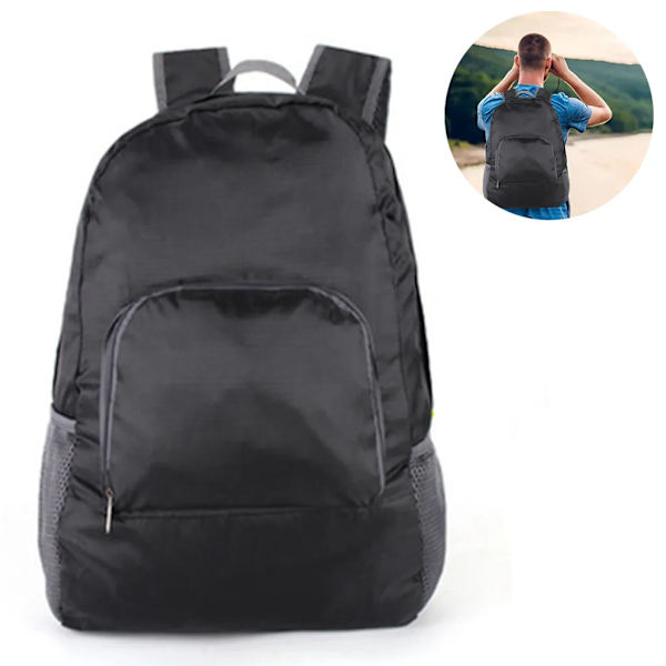Ryggsäck, One Size, Klassisk Ryggsäck, Svart