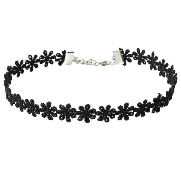 20-pack Choker Halsband Set Stretch Sammet Klassisk Gotisk Tatuering Spets Choker
