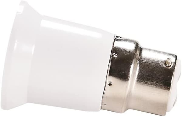 6 stk. pære fatning adapter stik - B22 fatning lampe til E27 konverter