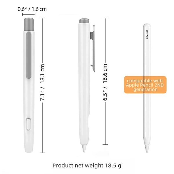 Case kompatibelt med Pencil 1st - Infällbart case för Ipad 9th Generation 2021, Ipad 8th Generation 2020/7th Generation 2019, Ipad 6th 9.7 201