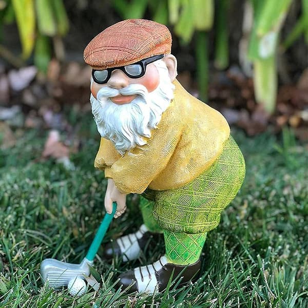 Trädgårdstomte Staty-trädgård Figur-tomte - Golf Deko Utomhus Modern Trädgård Vattentät Harts Figur