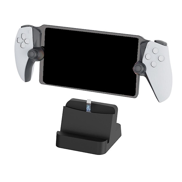 Bärbar laddningsbas för Portal Handheld Contact Charging Base Handheld Charging Base Charger Svart（Svart）