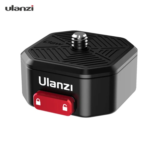 Ulanzi Claw Quick Release Plate Mini QR-platta med 1/4" skruv 50 kg kapacitet för DSLR-kamera