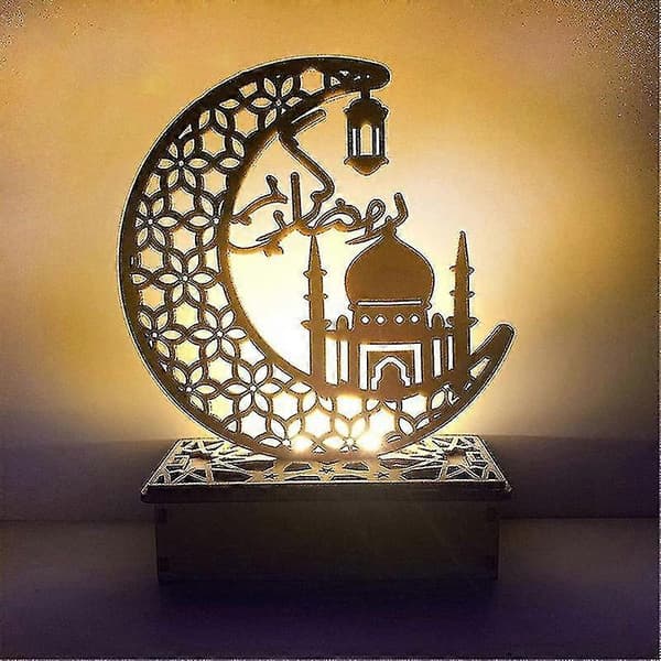Månestjernelys, Ramadan-dekorationer - Ramadan Eid LED-natlys, dekorationsbordlampe Måne St Bedste gave Bedste gave