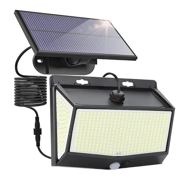 Solcellsensorlampa med rörelsesensor, 468 LED-lampor
